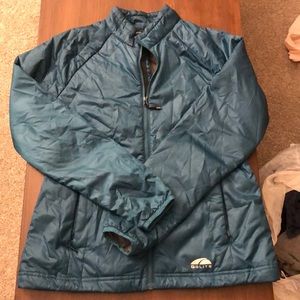Teal light jacket